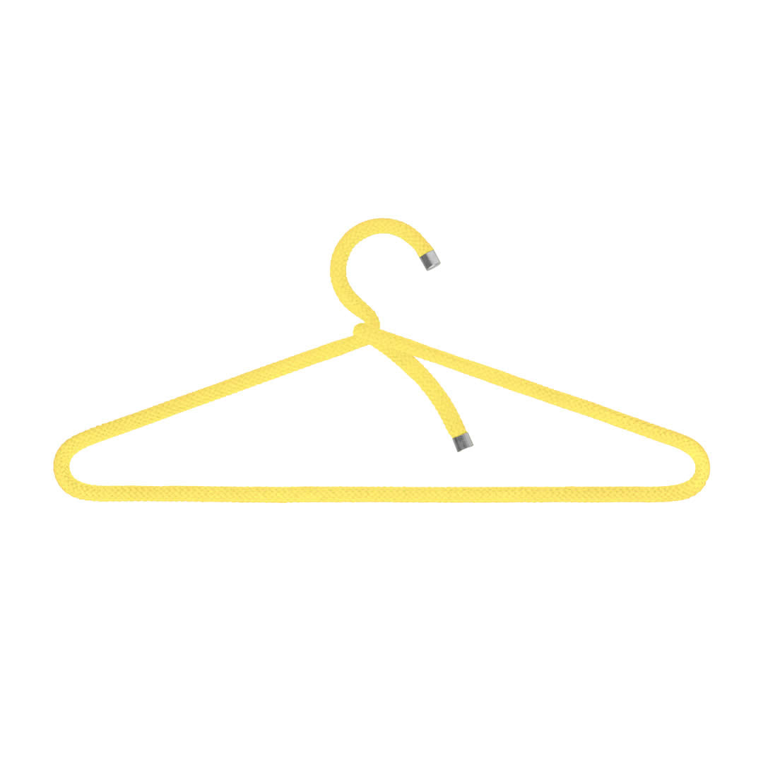 Peppermint hanger - stainless steel clothes hanger - multiple colors