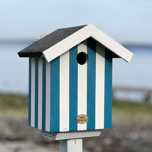 Badehus - fuglehus og redekasse til musvitter - Dansk produceret - PureTime