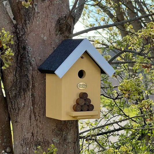 Brændestabel - fuglehus og redekasse til mejser - Dansk produceret - PureTime