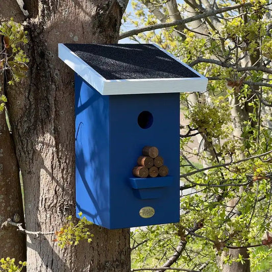 Farfar - fuglehus og redekasse til spurve - Dansk produceret - PureTime