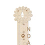 Wooden growth chart with name • Lion • Made in Denmark