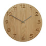 Saksild - wooden wall clock - Wall clock with numbers