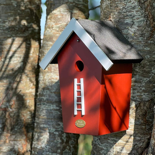 Salvig II - fuglehus og redekasse til musvitter - Dansk produceret - PureTime