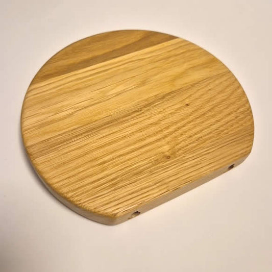 Egebjerg - round floating wooden shelf