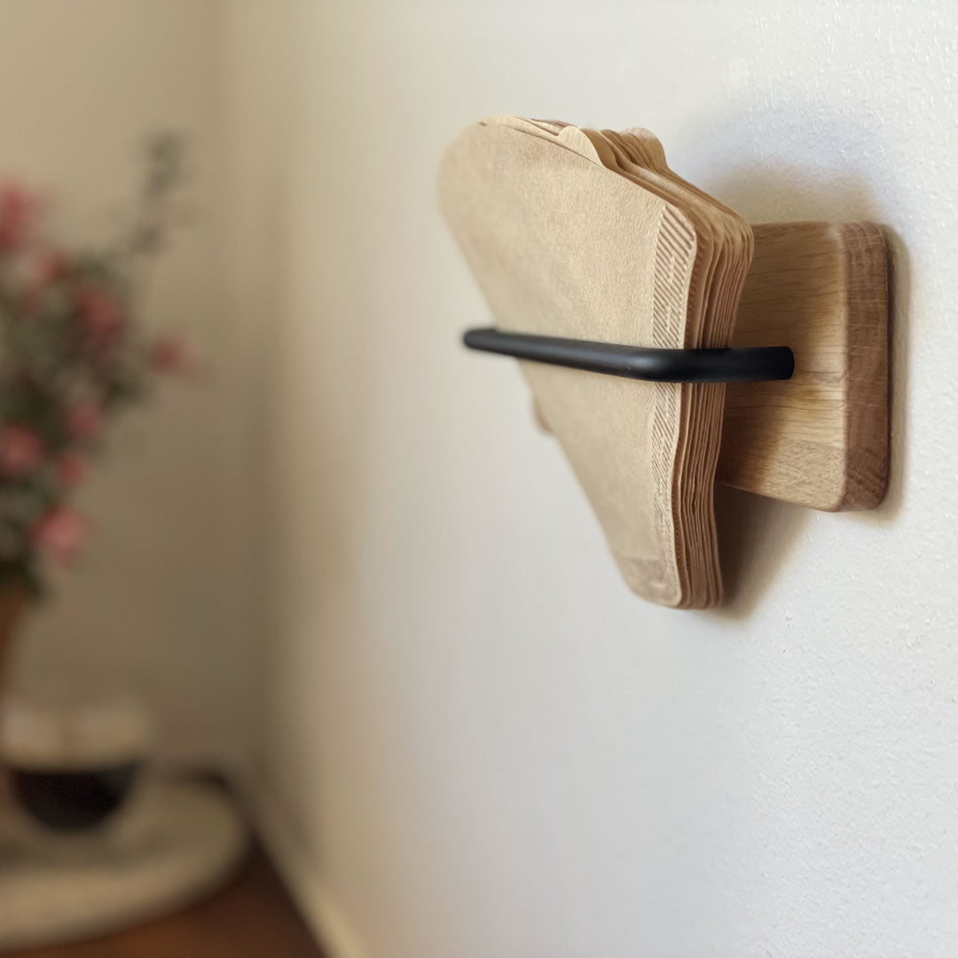 Gislev - coffee filter holder in wood - several variants - solid oak