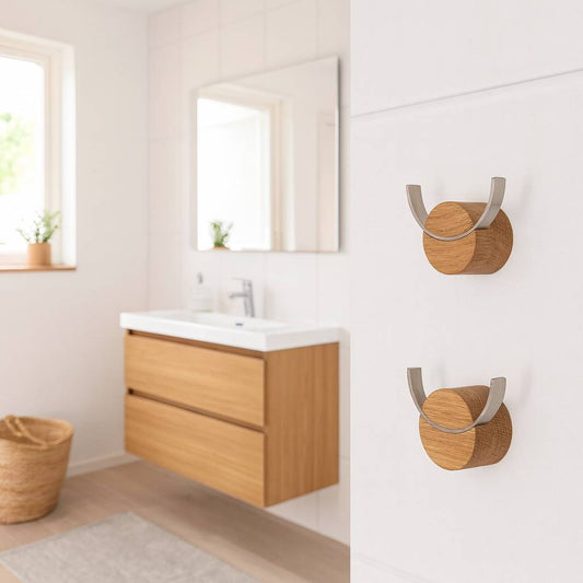 Deer - hook in wood & steel • Quantity discount