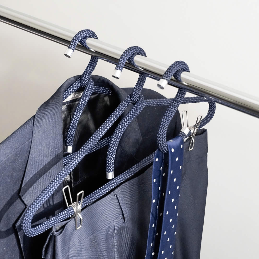 Peppermint hanger - stainless steel clothes hanger - multiple colors