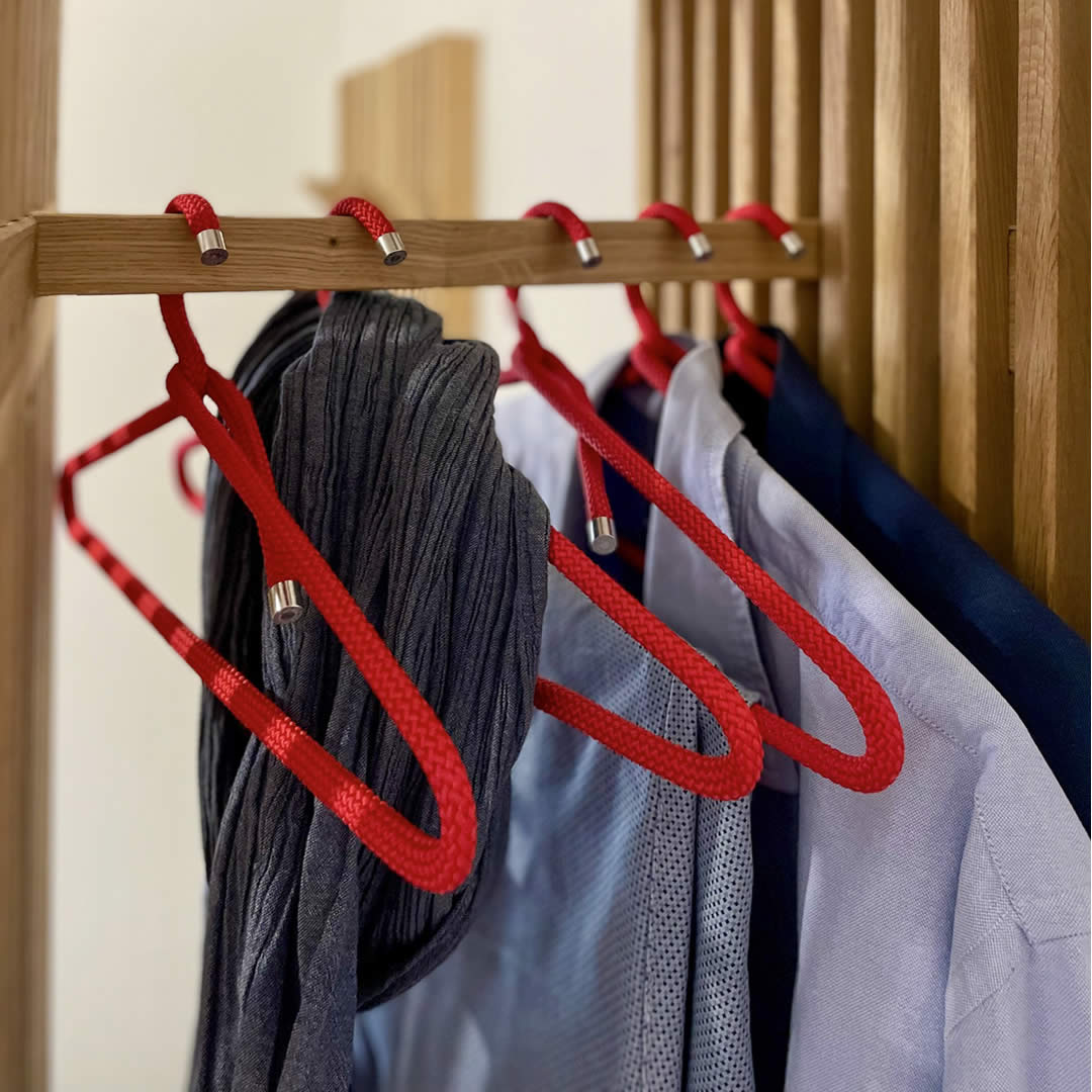 Peppermint hanger - stainless steel clothes hanger - multiple colors