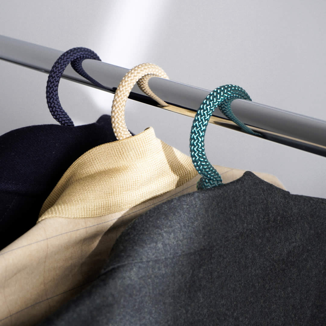 Peppermint hanger - stainless steel clothes hanger - multiple colors