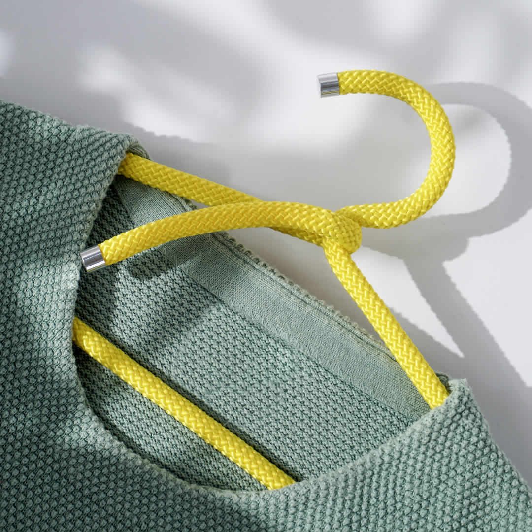 Peppermint hanger - stainless steel clothes hanger - multiple colors