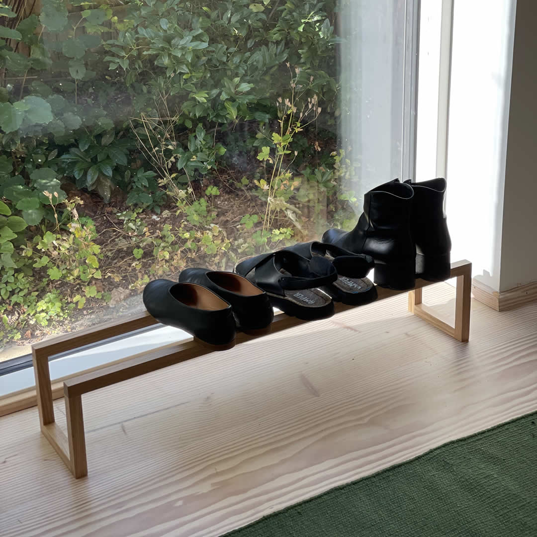 Ranum - wooden shoe rack - shoe shelf - shoe rack