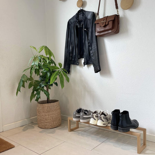Ranum - wooden shoe rack - shoe shelf - shoe rack
