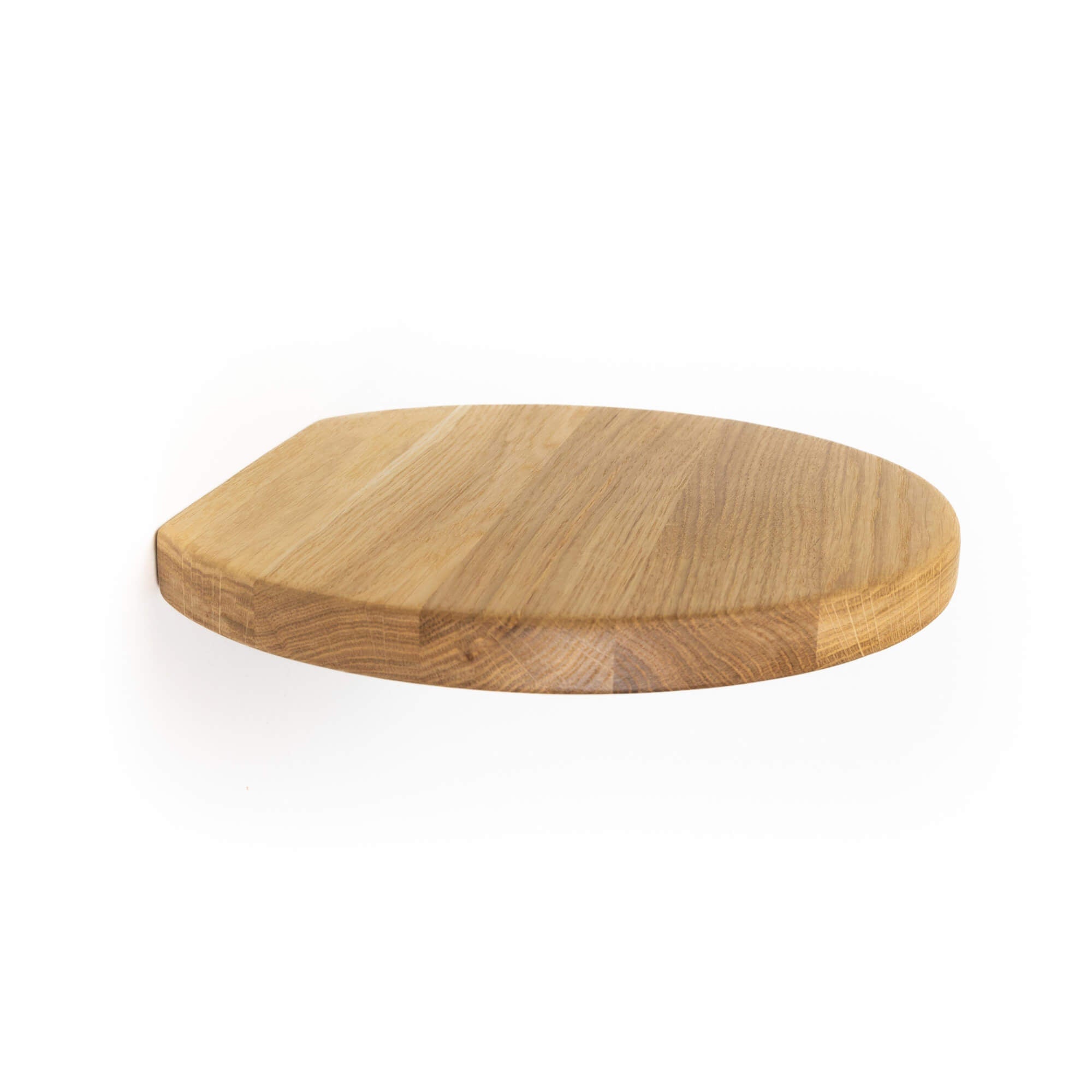 Egebjerg - round floating wooden shelf