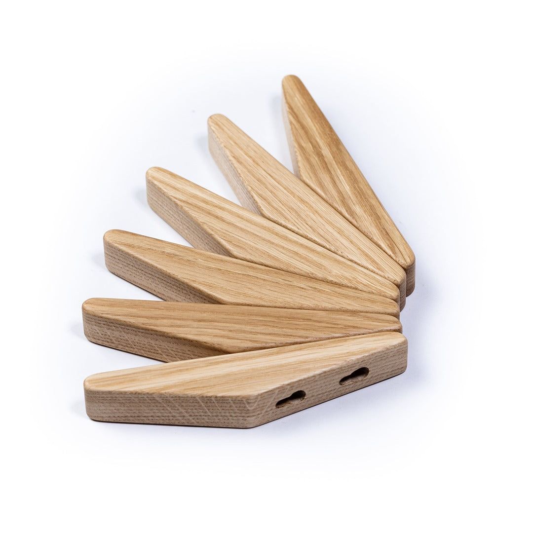 Gatis wooden hook Natural solid oak wood PureTime