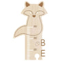 Height chart in wood with name • Fox • Made in Denmark