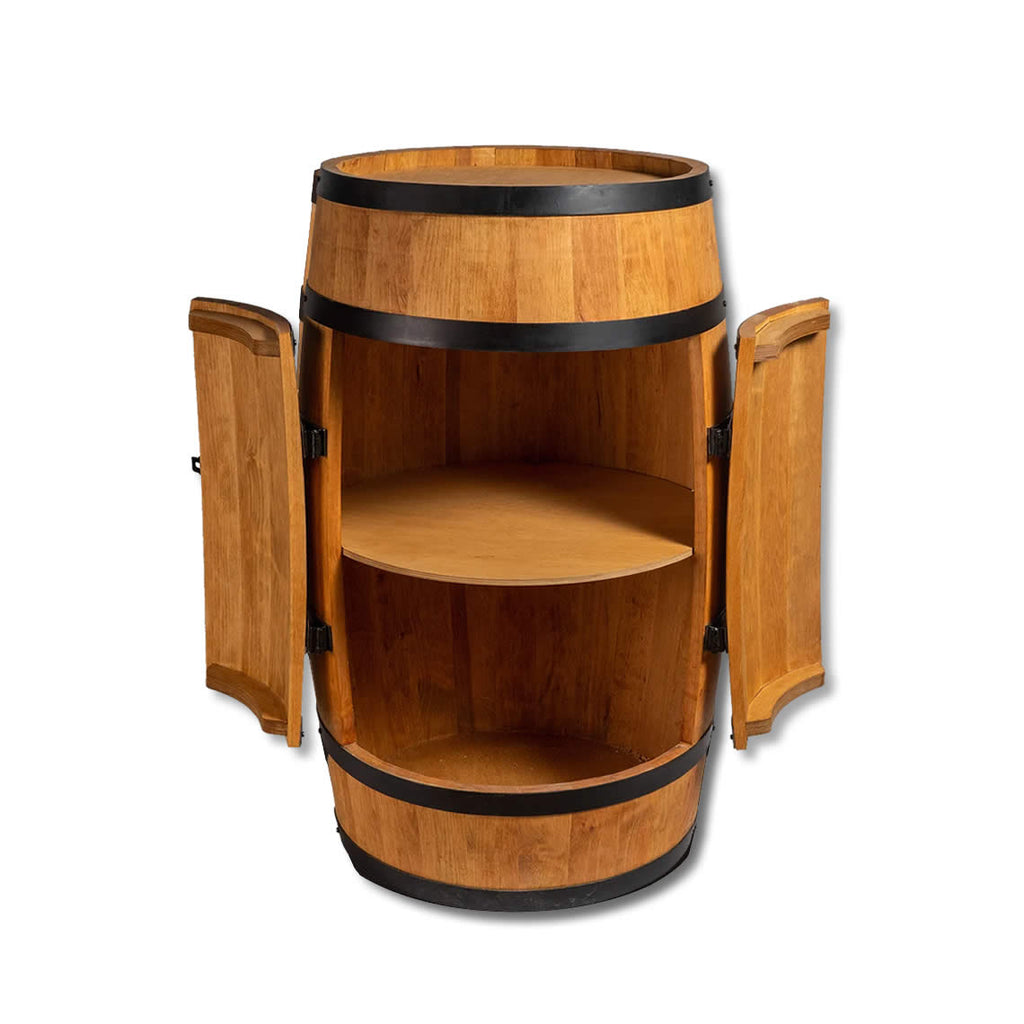 Vintønde med låger - Minibar - Lys