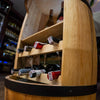 Vintønde med vinhylde - Minibar - Lys