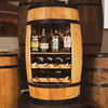 Vintønde med vinhylde - Minibar - Lys