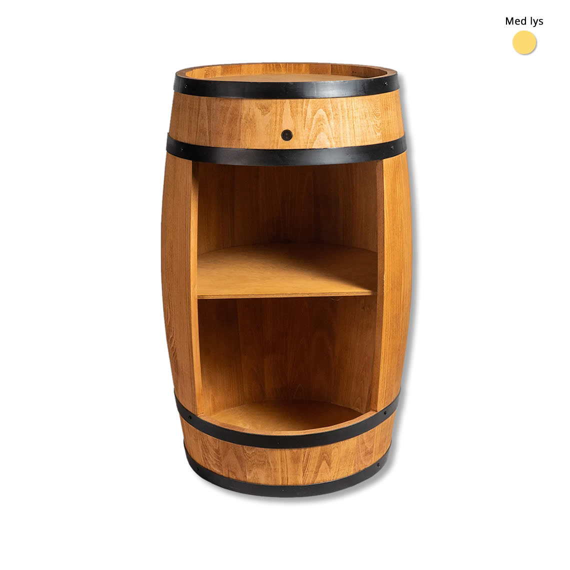 Wine barrel - Minibar - Wine bar - light wood - with/without light