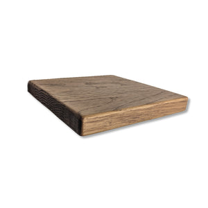 Dalmose - wooden floating shelf - Dark wood - square - 3 sizes