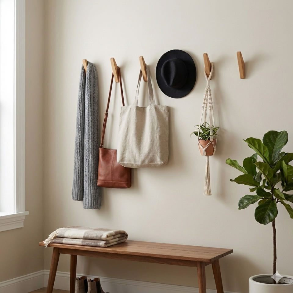 Gatis - knage i træ • Mængderabat • Naturligt olieret