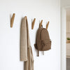 Gatis - wooden hook • Natural solid oak wood