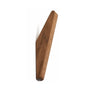 Gatis - wooden hook • Dark waxed solid oak wood