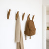Gatis - wooden hook • Dark waxed solid oak wood