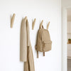 Gatis - wooden hook • Quantity discount • Untreated solid oak wood