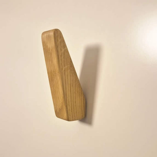 Aivars - wooden hook • Quantity discount • Bright, solid oak wood