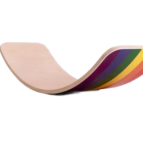 Balancebræt med regnbuefilt • Dansk design • Hemmingsen Kids