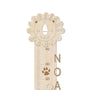 Wooden growth chart with name • Lion • Made in Denmark