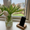Ollerup - ipadholder / mobilholder i træ - Lyst egetræ - PureTime