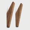 Gatis - wooden hook • Dark waxed solid oak wood