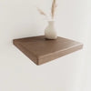 Dalmose - wooden floating shelf - Dark wood - square - 3 sizes