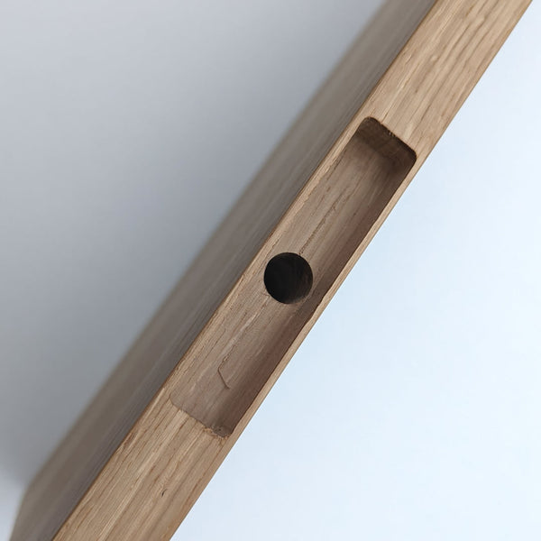 Strangways - wooden floating shelf with round edge • Light • 3 sizes